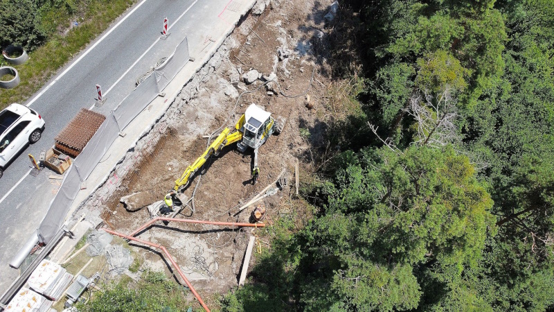 Baustelle am Zirler Berg